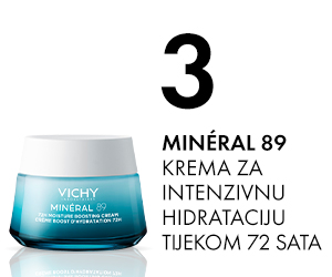 VICHY MINÉRAL 89 pomaže obnoviti kožnu barijeru  i zadržava hidrataciju do 72 sata.